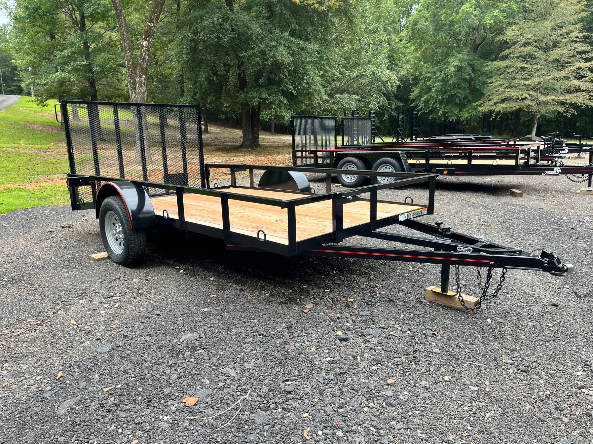 photo of Deluxe 6ft X 12ft Utility Landscape Trailer with Beavertail!